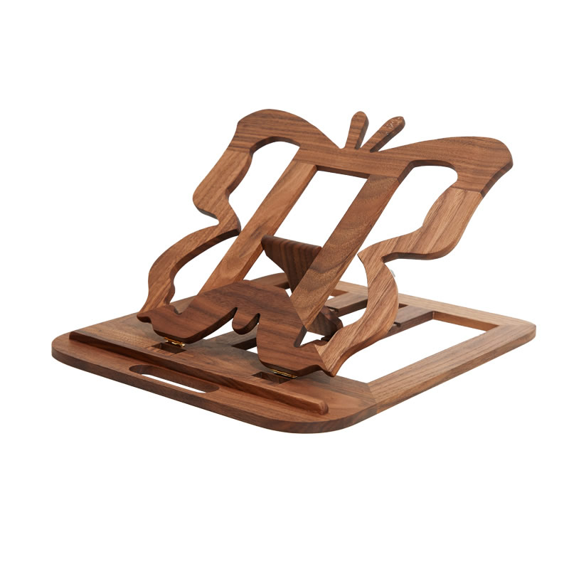 Butterfly Shaped Wooden Laptop Stand