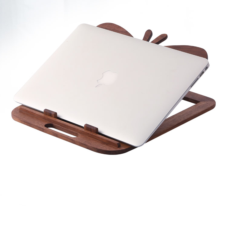 Butterfly Shaped Wooden Laptop Stand