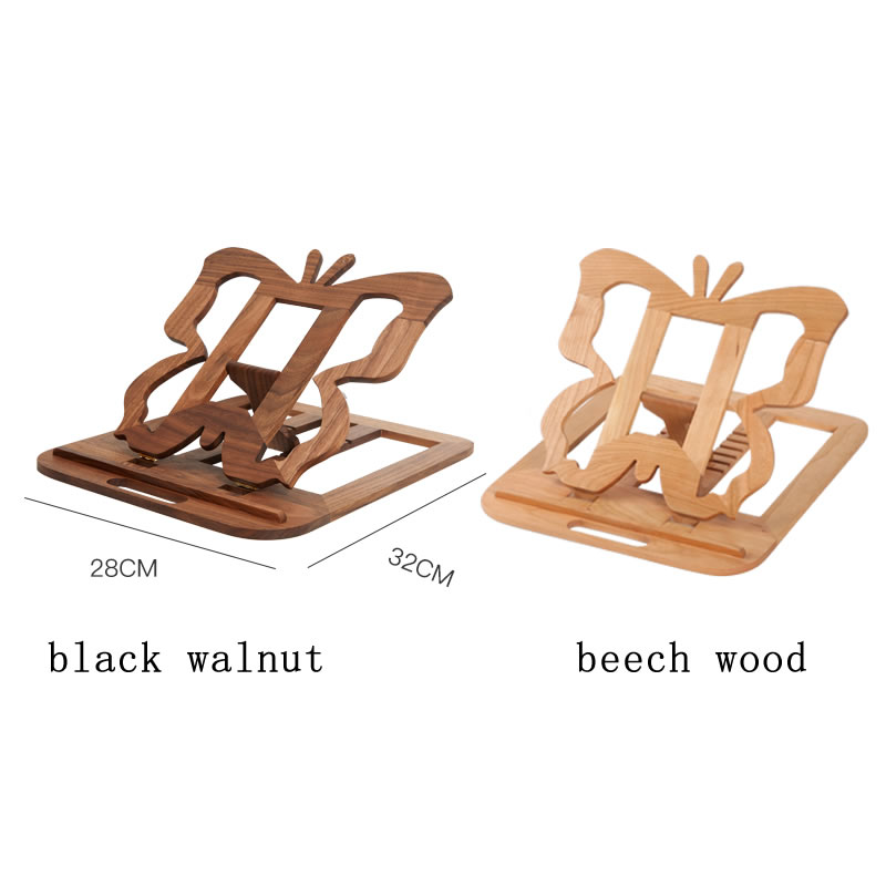 Butterfly Shaped Wooden Laptop Stand