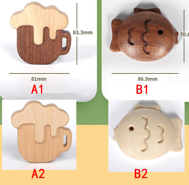 Creative Wooden Bottle Opener - Kitchen Decoration Fridge Magnet
