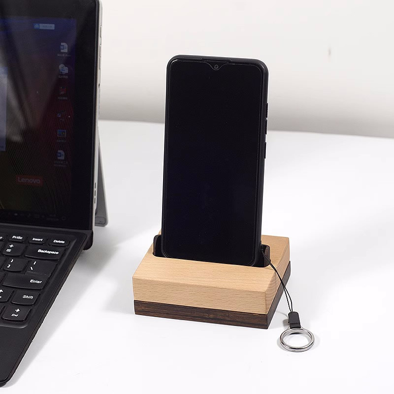 Creative Wooden Phone Stand - Phone Charging Holder