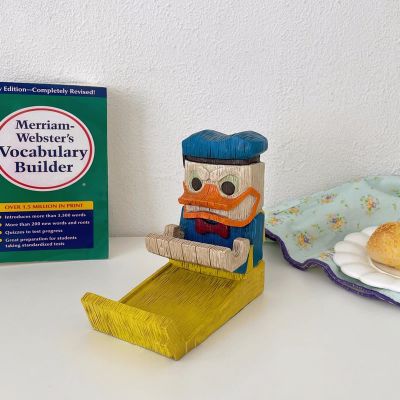 Retro Abstract Duck Phone Stand - Unique Gift