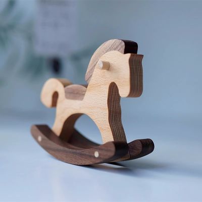 Wooden Horse Ornament - Lovely Desktop Decor