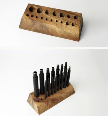 Wooden Tool Storage Holder- Versatile and Wall-mountable with Multiple Compartments