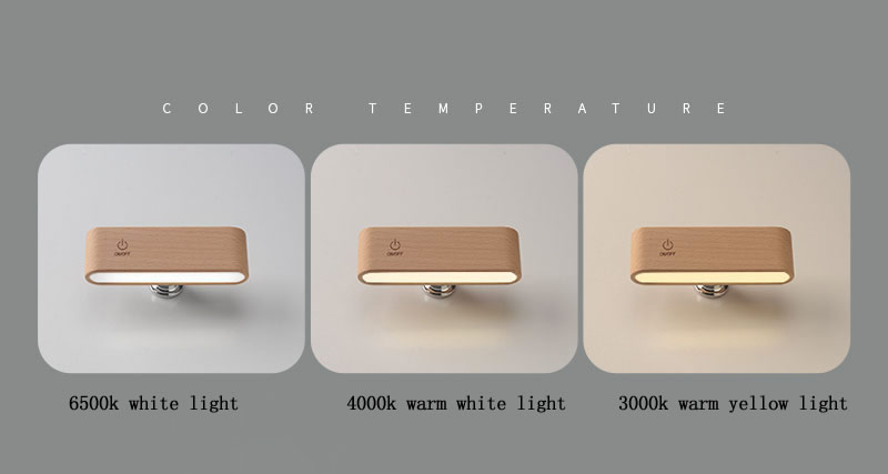 Wall Wooden Lamp - Portable And Wall-Mounted With Charging