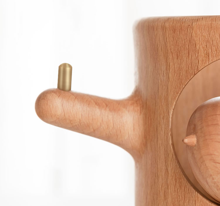 Whimsical Wooden Bird Desktop Pen Holder - Perfect For Office And Study