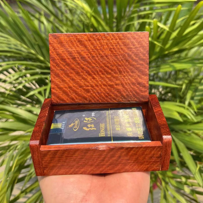 Wooden Cigarette Case, Business Card Holder, Small Items Organizer