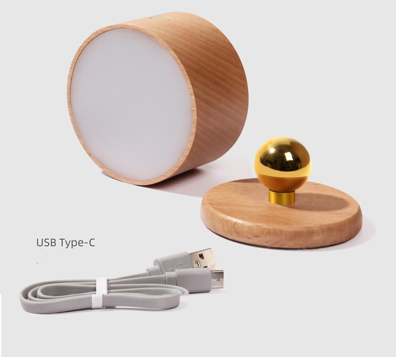 Wooden Led Wall Lamp,Creative Bedroom Decorative Lights