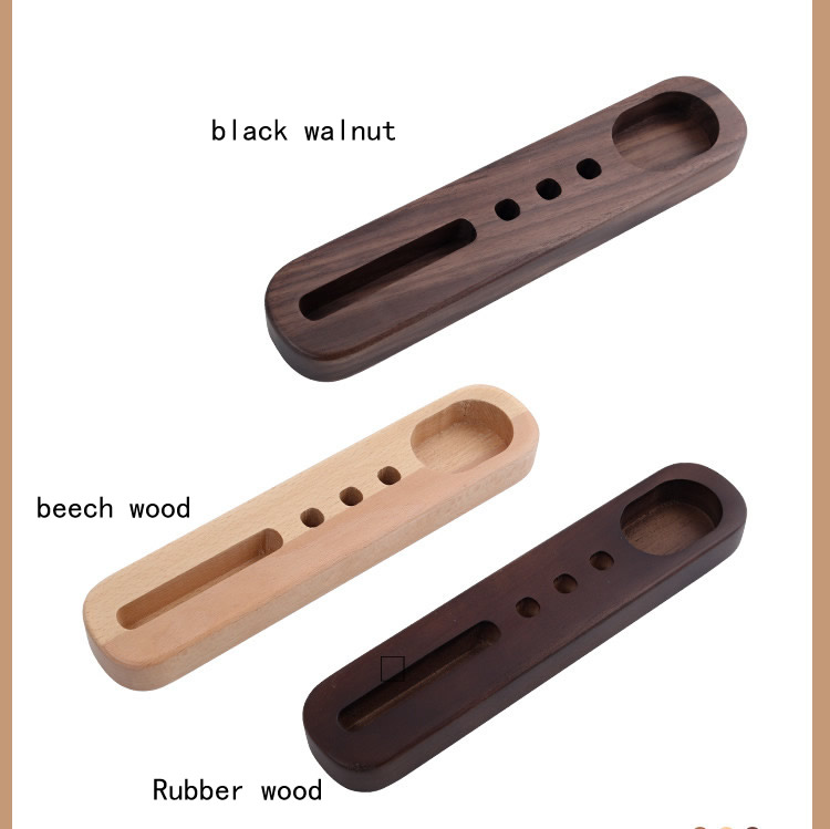 Wooden Multifunctional Pen Holder, Phone Holder, Office Stationery Storage